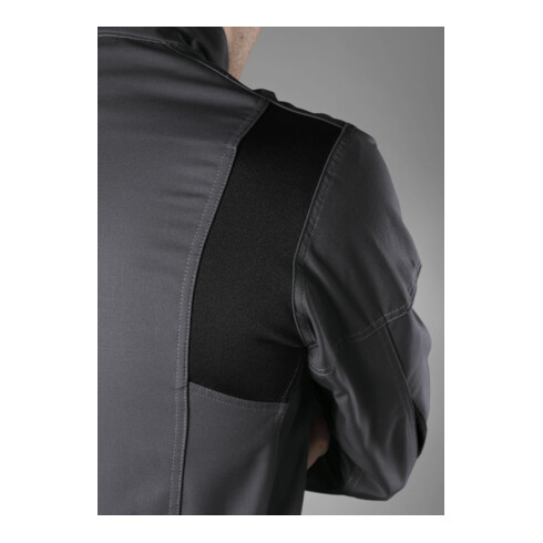 BP® Komfort-Arbeitsjacke mit Stretcheinsätzen, dunkelgrau/schwarz