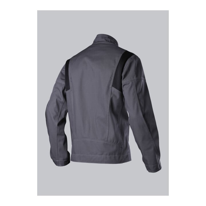 BP® Komfort-Arbeitsjacke mit Stretcheinsätzen, dunkelgrau/schwarz, Gr. 56/58, Länge n
