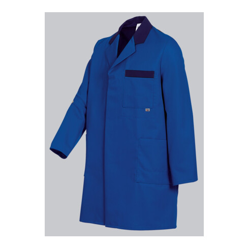 BP® Komfort-Arbeitsmantel, königsblau/dunkelblau, 65% Baumwolle, 35% Polyester