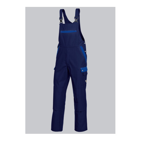BP® Komfort-Cargo-Latzhose mit Kniepolstertaschen, dunkelblau/königsblau
