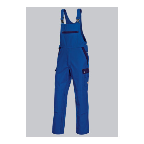 BP® Komfort-Cargo-Latzhose mit Kniepolstertaschen, königsblau/dunkelblau