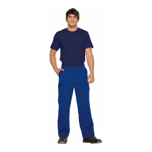 BP® Komfort-Cargohose mit Kniepolstertaschen, königsblau/dunkelblau