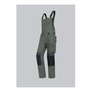 BP® Komfort-Latzhose mit Kniepolstertaschen, olivgrün/anthrazit, Gr. 54, Länge l