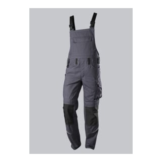 BP® Komfort-Latzhose mit Reflexelementen und Kniepolstertaschen, dunkelgrau/schwarz, Gr. 56, Länge n