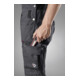 BP® Komfort-Latzhose mit Reflexelementen und Kniepolstertaschen, dunkelgrau/schwarz-3