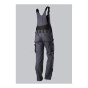 BP® Komfort-Latzhose mit Reflexelementen und Kniepolstertaschen, dunkelgrau/schwarz-3