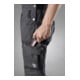 BP® Komfort-Latzhose mit Reflexelementen und Kniepolstertaschen, dunkelgrau/schwarz-4