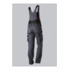 BP® Komfort-Latzhose mit Reflexelementen und Kniepolstertaschen, dunkelgrau/schwarz-4