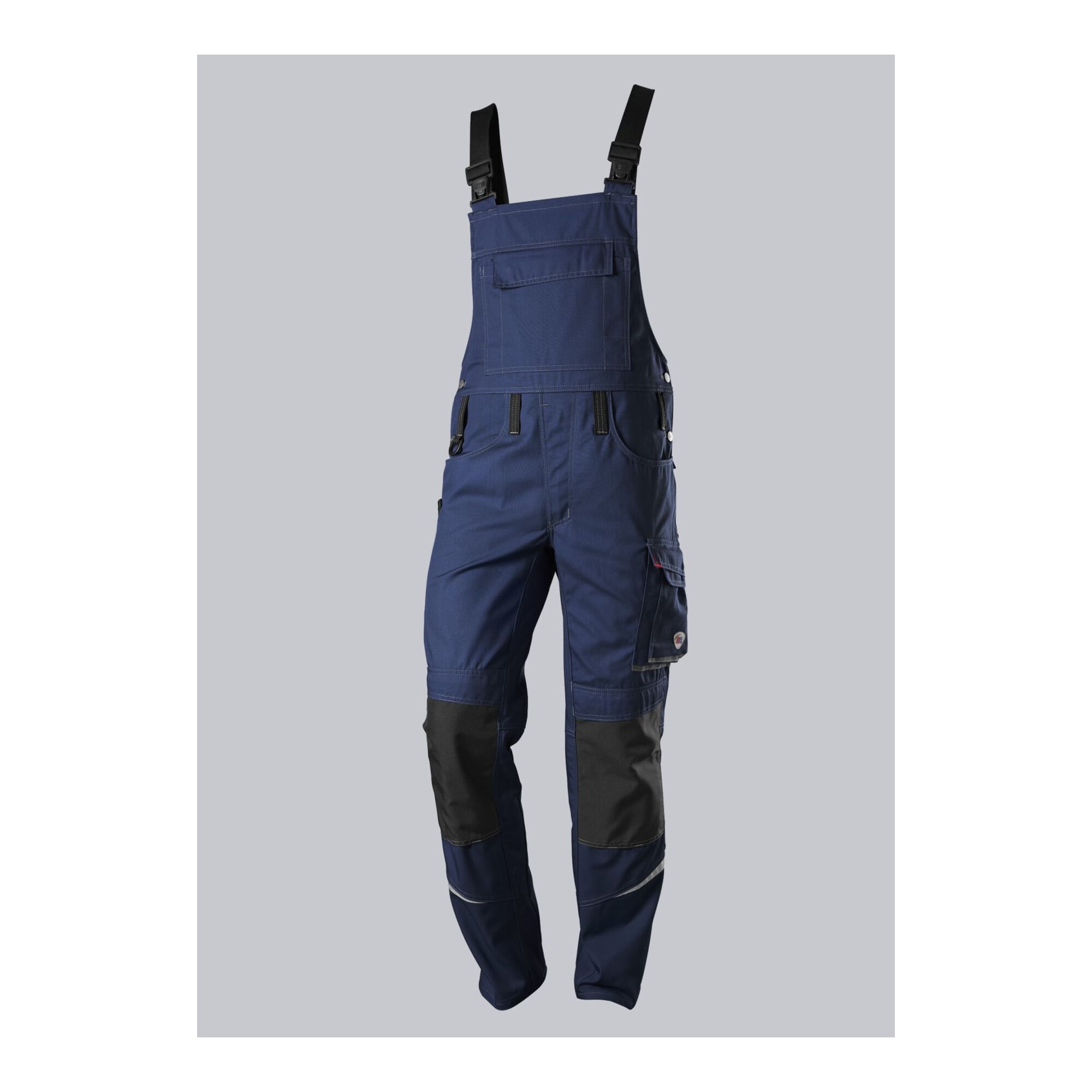 BP Komfort-Latzhose mit Reflexelementen und Kniepolstertaschen, nachtblau, Gr. 56, Länge n