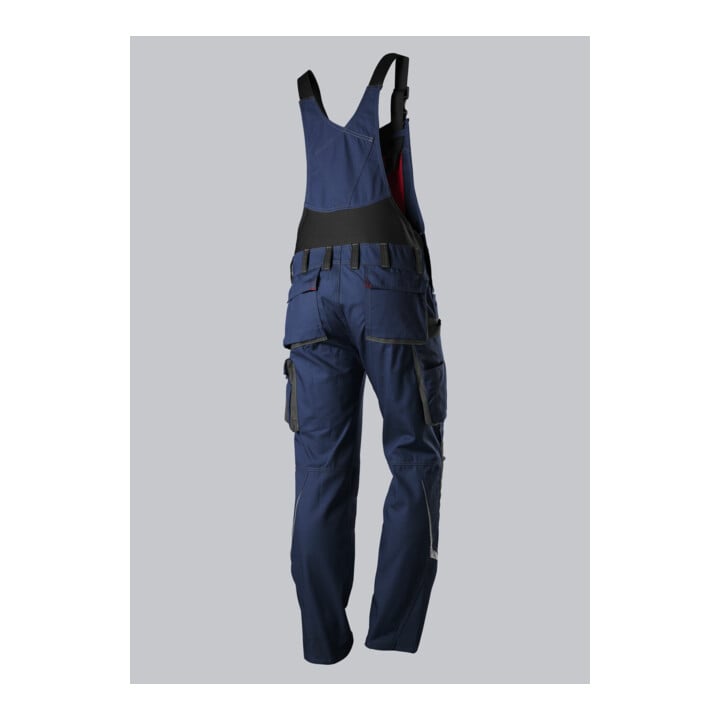 BP® Komfort-Latzhose mit Reflexelementen und Kniepolstertaschen, nachtblau, Gr. 58, Länge n