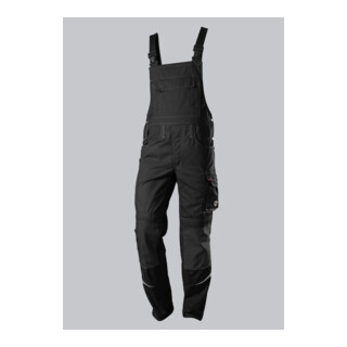 BP® Komfort-Latzhose mit Reflexelementen und Kniepolstertaschen, schwarz