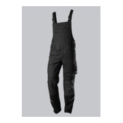 BP® Komfort-Latzhose mit Reflexelementen und Kniepolstertaschen, schwarz