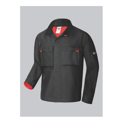 BP® Komfort-Schweißerschutz-Jacke mit APC1, anthrazit/schwarz, Gr. 44/46, Länge l