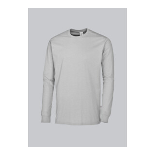 BP® Langarmshirt für Sie & Ihn, hellgrau, Gr. XS