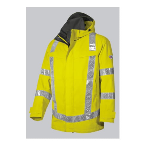 BP® Lange Warnschutz-Wetterschutzjacke, warngelb