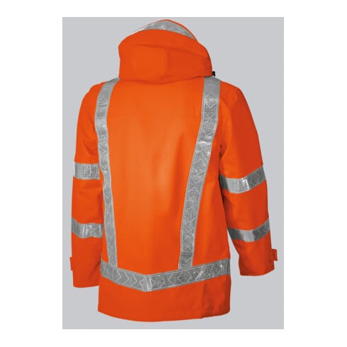 BP® Lange Warnschutz-Wetterschutzjacke, warnorange