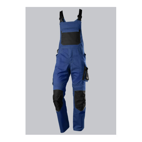 BP® Latzhose mit Kniepolstertaschen, königsblau/schwarz
