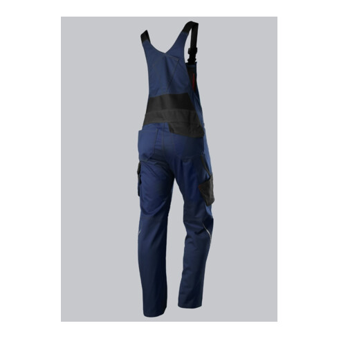 BP® Latzhose mit Kniepolstertaschen, nachtblau/schwarz