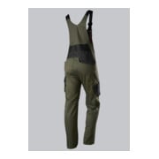 BP® Latzhose mit Kniepolstertaschen, oliv/schwarz-3