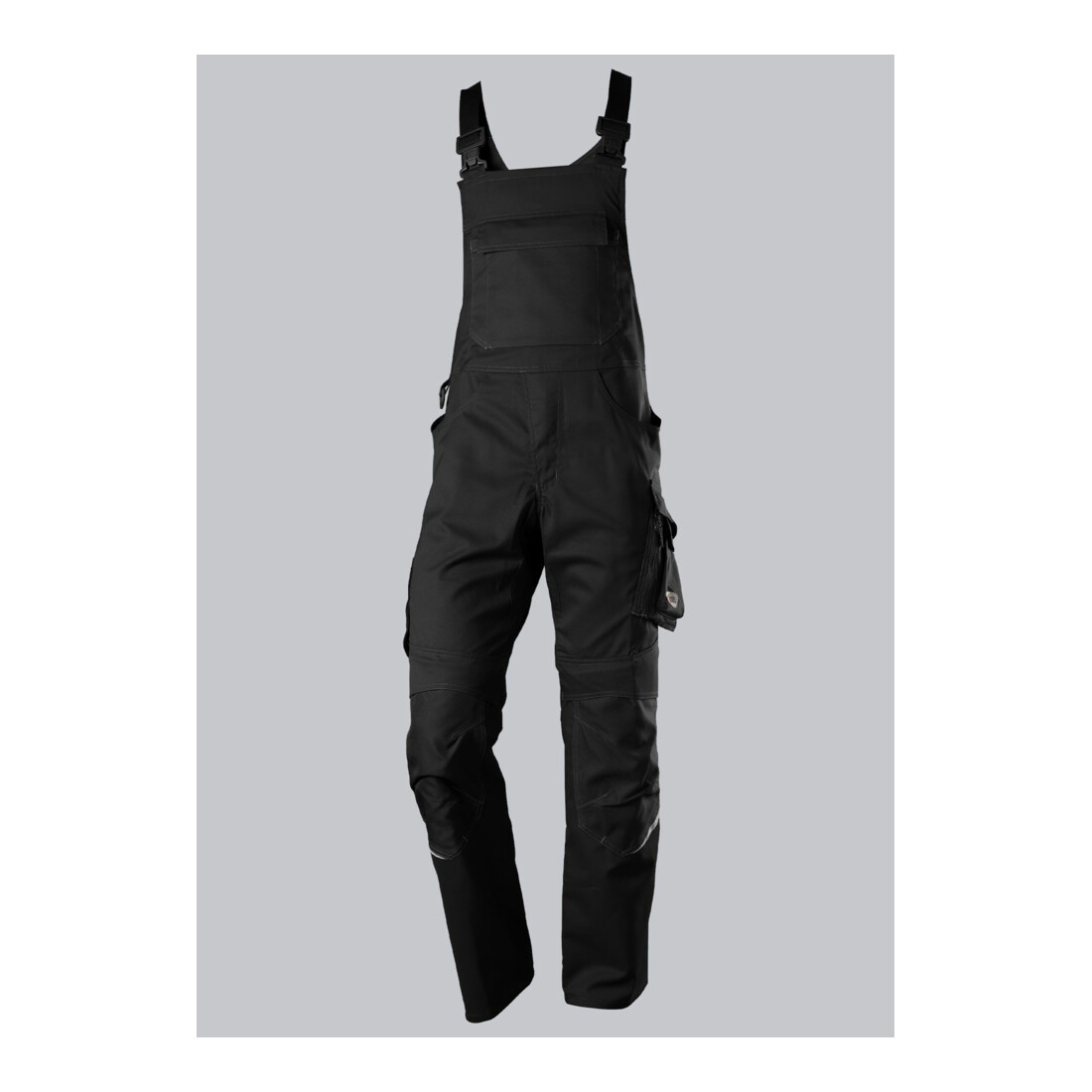 BP® Latzhose mit Kniepolstertaschen, schwarz