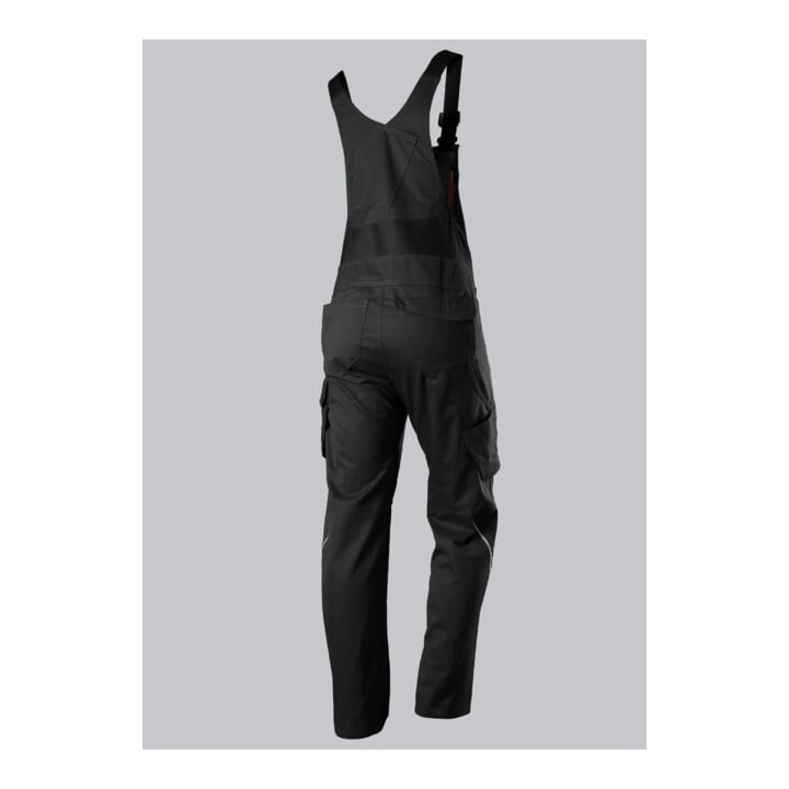 BP® Latzhose mit Kniepolstertaschen, schwarz, Gr. 54, Länge n