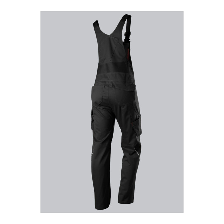 BP® Latzhose mit Kniepolstertaschen, schwarz, Gr. 58, Länge n