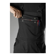 BP® Latzhose mit Kniepolstertaschen, schwarz-4