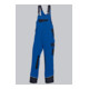 BP® Latzhose mit verdeckten Knöpfen und Kniepolstertaschen, königsblau/schwarz-1