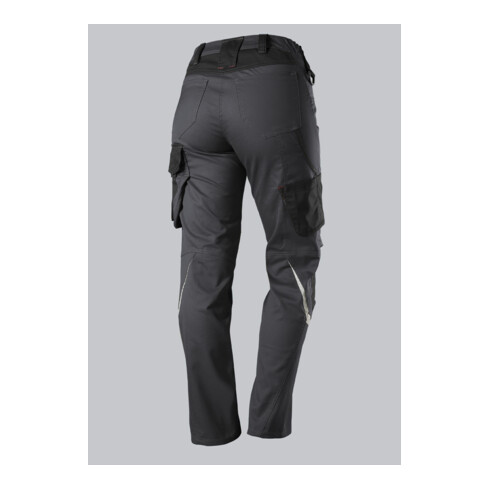 BP® Leichte Arbeitshose mit Kniepolstertaschen für Damen, anthrazit/schwarz