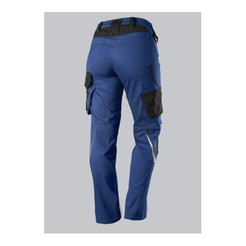 BP® Leichte Arbeitshose mit Kniepolstertaschen für Damen, königsblau/schwarz