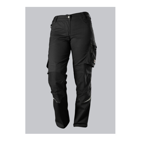 BP® Leichte Arbeitshose mit Kniepolstertaschen für Damen, schwarz