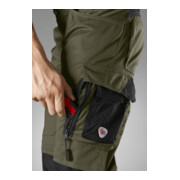 BP® Leichte Arbeitshose mit Kniepolstertaschen, oliv/schwarz-4