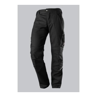BP® Leichte Arbeitshose mit Kniepolstertaschen, schwarz, Gr. 48, Länge n