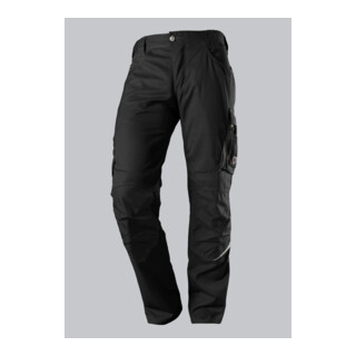 BP® Leichte Arbeitshose mit Kniepolstertaschen, schwarz, Gr. 52, Länge n