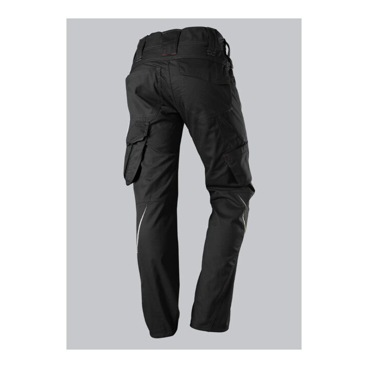 BP® Leichte Arbeitshose mit Kniepolstertaschen, schwarz, Gr. 56, Länge n