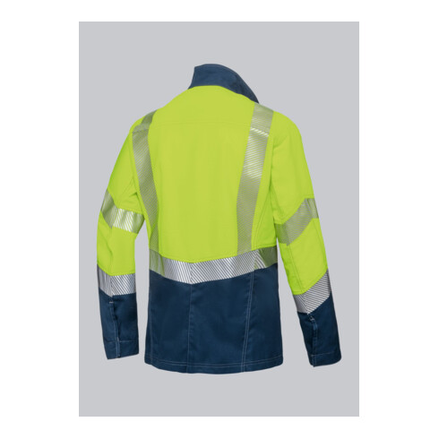 BP® Leichte Warnschutz-Multinorm-Jacke APC1, warngelb/nachtblau