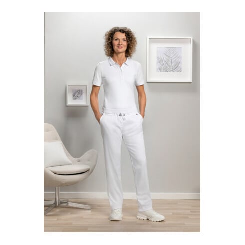 BP® Poloshirt für Damen, weiß