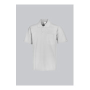 BP® Poloshirt für Sie & Ihn, hellgrau, mit Brusttasche, aus Baumwolle