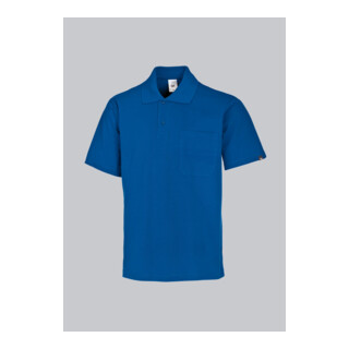 BP® Poloshirt für Sie & Ihn, königsblau, mit Brusttasche, aus Baumweolle