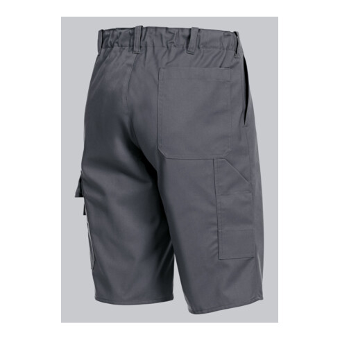 BP® Shorts mit verdeckten Knöpfen und Reflexelementen, dunkelgrau, Länge n