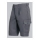 BP® Shorts mit verdeckten Knöpfen und Reflexelementen, dunkelgrau, Länge n-1