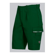 BP® Shorts mit verdeckten Knöpfen und Reflexelementen, mittelgrün, Länge n