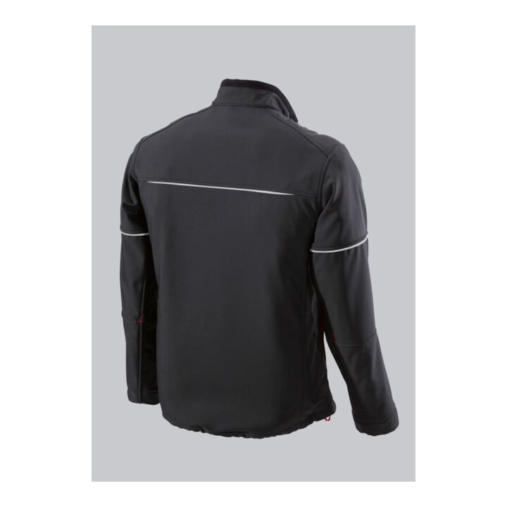 BP® Softshell-Arbeitsjacke, schwarz, Gr. L