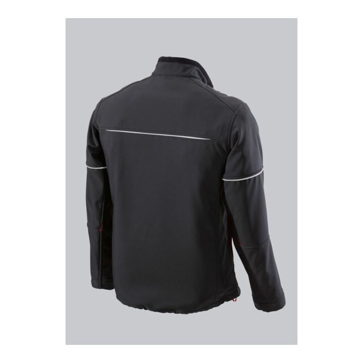 BP® Softshell-Arbeitsjacke, schwarz, Gr. S