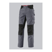 BP® Strapazierfähige Arbeitshose mit Kniepolstertaschen, dunkelgrau/schwarz
