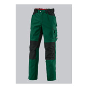 BP® Strapazierfähige Arbeitshose mit Kniepolstertaschen, mittelgrün/schwarz