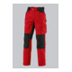 BP® Strapazierfähige Arbeitshose mit Kniepolstertaschen, rot/schwarz-1