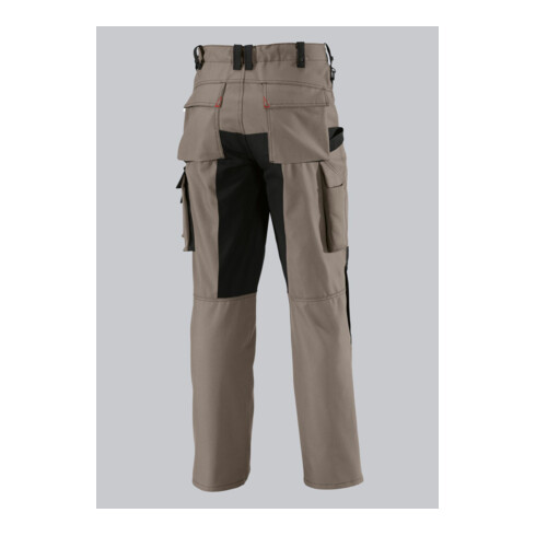 BP® Strapazierfähige Arbeitshose mit Kniepolstertaschen, walnuss/schwarz
