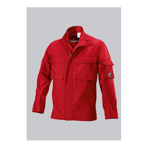BP® Strapazierfähige Arbeitsjacke, rot/schwarz