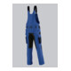 BP® Strapazierfähige Latzhose mit Kniepolstertaschen, königsblau/schwarz-3